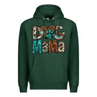 Sports Green dog mama Premium Hoodie - OliviaCreatesArt