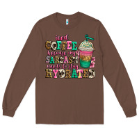 Chestnut iced coffee because my sarcasm needs to stay hydra Long Sleeve Tee - Jasminsmagicworld