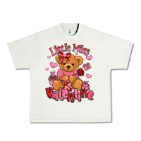 Pistachio little miss valentine teddy bear Urban Heavy Tee - LillyAllenDesigns