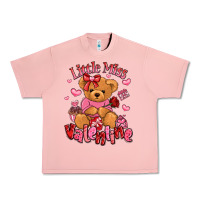 Salmon little miss valentine teddy bear Urban Heavy Tee - LillyAllenDesigns