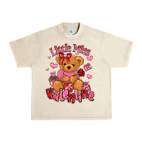 Sandshell little miss valentine teddy bear Urban Heavy Tee - LillyAllenDesigns