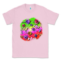 Bubblegum Pink halloween candy  patches Classic Tee - BundleAndBundleShop