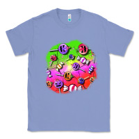 Colony Blue halloween candy  patches Classic Tee - BundleAndBundleShop