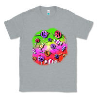 Heather Grey halloween candy  patches Classic Tee - BundleAndBundleShop