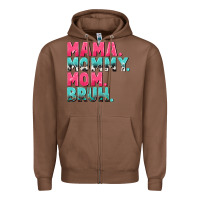 Chestnut Mama Mommy Mom bruh Mother's Day Zipper Hoodie - CowGirlArtShop