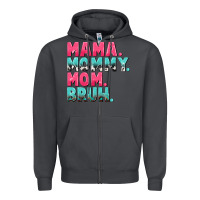 Smoke Mama Mommy Mom bruh Mother's Day Zipper Hoodie - CowGirlArtShop