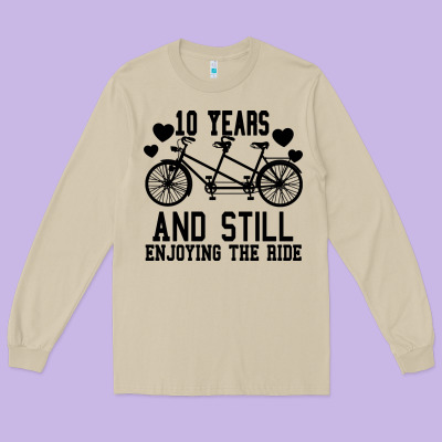 10 Years And Still Enjoying The Ride Long Sleeve Tee Designed By Bettercallsaul