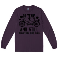Plum 10 Years And Still Enjoying The Ride Long Sleeve Tee - Bettercallsaul