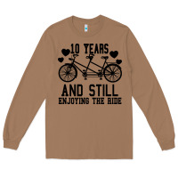 Toasted Coconut 10 Years And Still Enjoying The Ride Long Sleeve Tee - Bettercallsaul