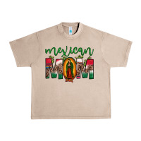 French Oak mexican mom our lady of guadalupe leopard Urban Heavy Tee - JahusDesignShop