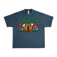 Midnight Navy mexican mom our lady of guadalupe leopard Urban Heavy Tee - JahusDesignShop