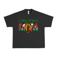 Pigment Black mexican mom our lady of guadalupe leopard Urban Heavy Tee - JahusDesignShop