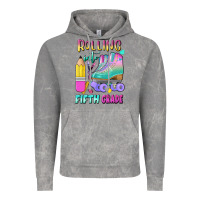 Cloud Rock rolling into fifth grade Vintage Hoodie - BundleAndBundleShop