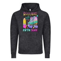Vintage Black rolling into fifth grade Vintage Hoodie - BundleAndBundleShop