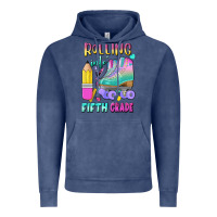Vintage Denim rolling into fifth grade Vintage Hoodie - BundleAndBundleShop