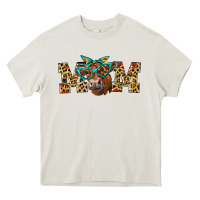 Cream Western Mom Red Angus Cow Heavy Core Tee - LillyAllenDesigns
