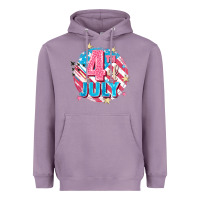 Lavender 4th of July Heavyweight Hoodie - FaDigitalArtStudio