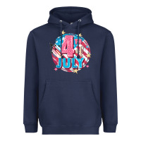 Navy 4th of July Heavyweight Hoodie - FaDigitalArtStudio