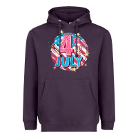 Plum 4th of July Heavyweight Hoodie - FaDigitalArtStudio