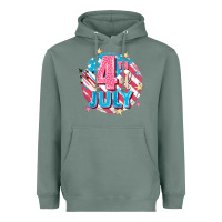Sage 4th of July Heavyweight Hoodie - FaDigitalArtStudio