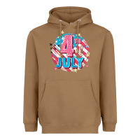 Toasted Coconut 4th of July Heavyweight Hoodie - FaDigitalArtStudio