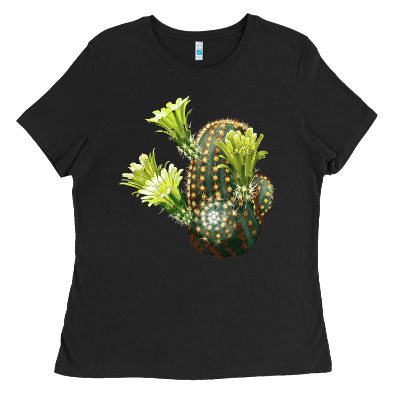 Nylon Hedgehog Cactus Ladies Tee by LillyAllenDesigns | Teevron
