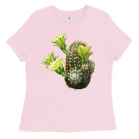 Bubblegum Pink nylon hedgehog cactus Ladies Tee - LillyAllenDesigns