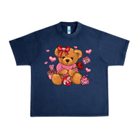 Navy valentines day teddy bear Urban Heavy Tee - LillyAllenDesigns