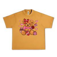 Peanut Butter valentines day teddy bear Urban Heavy Tee - LillyAllenDesigns