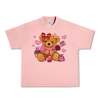 Salmon valentines day teddy bear Urban Heavy Tee - LillyAllenDesigns