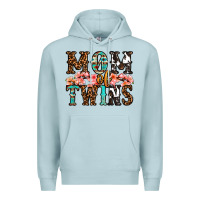 Blue Mist mom of twins Premium Hoodie - OliviaCreatesArt