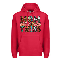Cardinal mom of twins Premium Hoodie - OliviaCreatesArt