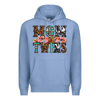 Colony Blue mom of twins Premium Hoodie - OliviaCreatesArt
