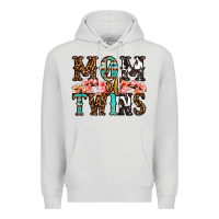 Dove Grey mom of twins Premium Hoodie - OliviaCreatesArt