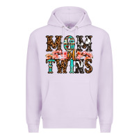 Lilac mom of twins Premium Hoodie - OliviaCreatesArt