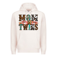 Pale Pink mom of twins Premium Hoodie - OliviaCreatesArt
