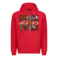 Red mom of twins Premium Hoodie - OliviaCreatesArt