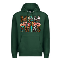 Sports Green mom of twins Premium Hoodie - OliviaCreatesArt