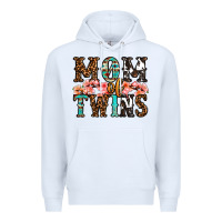 White mom of twins Premium Hoodie - OliviaCreatesArt