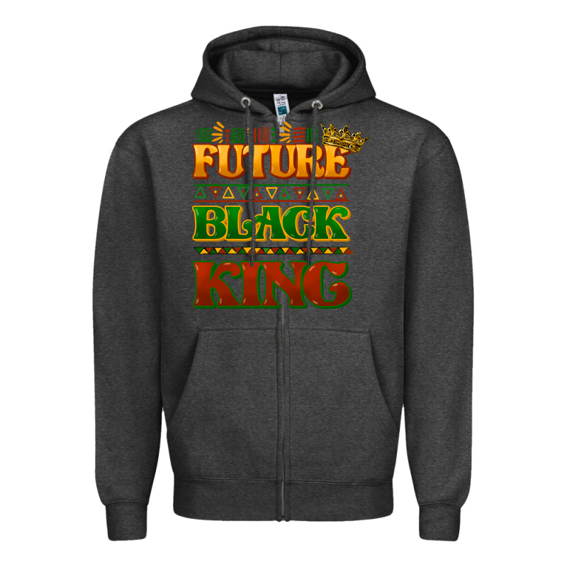 Future Black King Zipper Hoodie by HowdyJamesFarm | Teevron