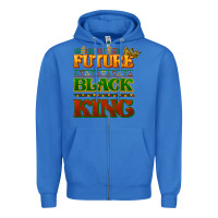 True Royal Future black king Zipper Hoodie - HowdyJamesFarm