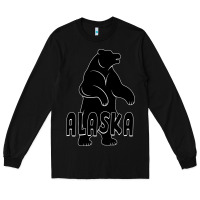 Black Alaska Bear Long Sleeve Tee - Bettercallsaul