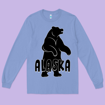 Alaska Bear Long Sleeve Tee Designed By Bettercallsaul