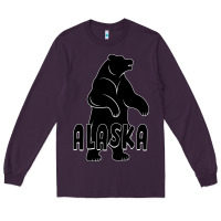 Plum Alaska Bear Long Sleeve Tee - Bettercallsaul