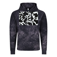 Cloud Black distressed black glitter cowhide pattern Vintage Hoodie - RanaPortraitStore