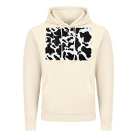 Vintage Artic distressed black glitter cowhide pattern Vintage Hoodie - RanaPortraitStore