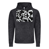Vintage Black distressed black glitter cowhide pattern Vintage Hoodie - RanaPortraitStore