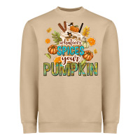 Mushroom Whatever Spices Your Pumpkin Heavyweight Sweatshirt - texasbilliewilder