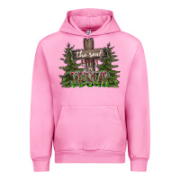 Fuchsia Pink the real gift is jesus Urban Hoodie - CowhideDigitalArt