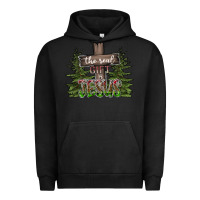 Pigment Black the real gift is jesus Urban Hoodie - CowhideDigitalArt